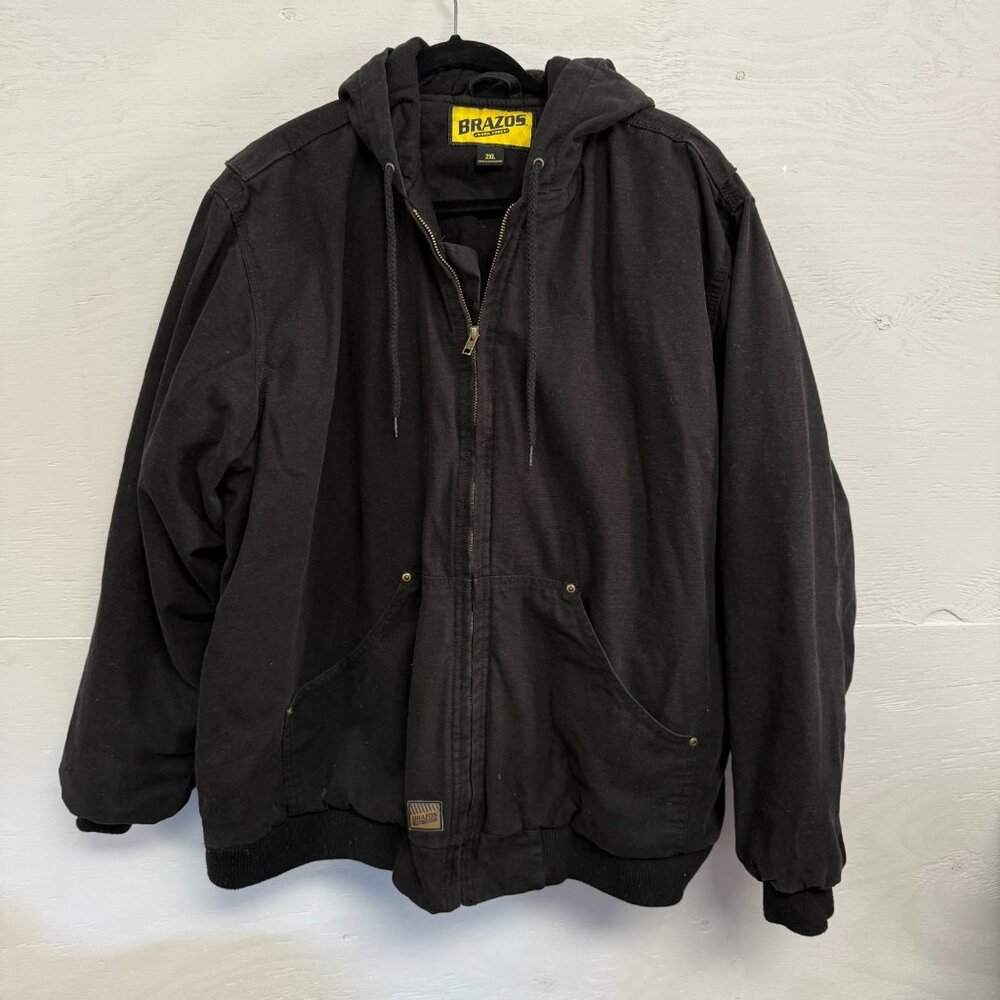 Mens' Brazos Work Force Black‎ Jacket Size 2XL